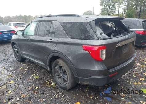 2020 Ford Explorer Xlt z USA, uszkodzony, nr VIN 1FMSK8DH5LGA66455